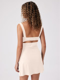 Sexy Solid Color Sleeveless Sling Mini Dress GYSQ-CDDL1310
