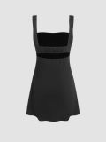 Sexy Solid Color Sleeveless Sling Mini Dress GYSQ-CDDL1310