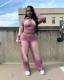 Long Sleeve Hooded Slim Two Piece Pants Set GBGF-5036-1
