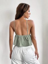 Camisole Sleeveless Outer Top GYSQ-KVEC2940