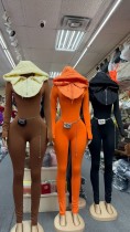 Solid Color Long Sleeve Slim Jumpsuit YUEM-600621