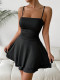 Solid Color Slim Mini Dress GYSQ-UDEE1420