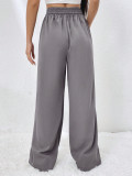 Solid Color Loose Wide Leg Pant GYSQ-ZPDH2530