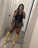 Printed Ultra Short Puffy Skirt LSD-2319