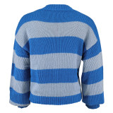 Long Sleeve Color Block Sweater GDAM-7193