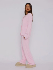 Solid Color Loose Loungewear 2 Piece Set MIL-112