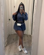 Solid Color Jacket And Skirts Two Piece Set MEM-88612