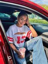 Casual Loose Sport Print T Shirt YWXS-XS-XS5273