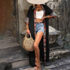 Casual Floral Swimsuit Cover-up Sunwear GKLE-6747