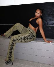 Fashion Bandage Drawstring Jeans YRST-R072