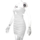 Sexy Backless Tie Up Tube Tops Dress YMYF-9230