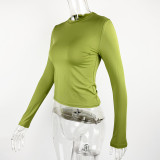 Long Sleeve O Neck T Shirt GZJF-2593