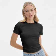 Short Sleeve Slim Solid Color T Shirt GZJF-2592