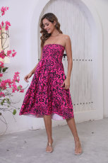 Print Big Swing Half Body Skirt XCFF-910