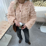 Knitted Tassel Woolen Jacket GZJQ-W24L54752