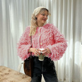 Knitted Tassel Woolen Jacket GZJQ-W24L54752