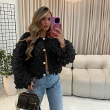 Knitted Tassel Woolen Jacket GZJQ-W24L54752