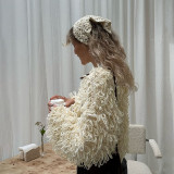 Knitted Tassel Woolen Jacket GZJQ-W24L54752