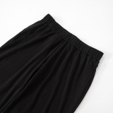 Color Block Patchwork Flare Pants MXBF-G24PT164