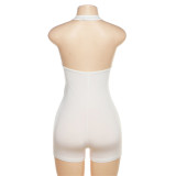Sexy Sleeveless Deep V Neck Romper GZJQ-K23Q31022