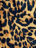 Leopard Print Halterneck Loose Two Piece Pants Set SFY-646