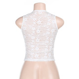 Sexy Backless Lace Tank Tops FL-JY24684PFO