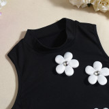 Sexy O Neck Sleeveless Tank Tops GNZD-51583TBD