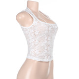 Sexy Backless Lace Tank Tops FL-JY24684PFO