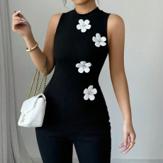 Sexy O Neck Sleeveless Tank Tops GNZD-51583TBD