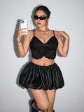 Sexy Solid Color A-line Puffy Skirt ANDF-2501