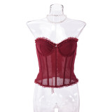 Lace Sexy Tube Top Backless Tops GNZD-51462THD