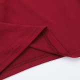 Solid Color Lace Halterneck Tops FL-JY24674PFO