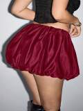 Sexy Solid Color A-line Puffy Skirt ANDF-2501