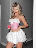 Sexy Solid Color A-line Puffy Skirt ANDF-2501