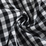 Plaid Print Sleeveless Backless Jumpsuit GNZD-51580JHD