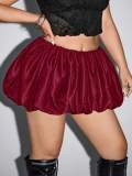 Sexy Solid Color A-line Puffy Skirt ANDF-2501