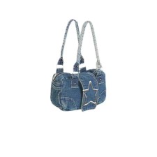 Metallic Pentagram Shoulder Cowboy Tote Bag GMWF-69568