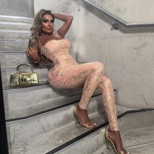 Sleeveless Backless Sexy Strappy Jumpsuit GNZD-51169JHD