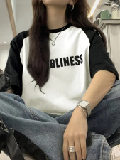 Color Block Short Sleeve T Shirt GYIQ-QDDZ070