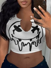 Letter Print Sleeveless Tank Tops HMYI-91887
