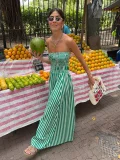 Fashion Slim Off Shoulder Tube Top Dress GLYK-LX012