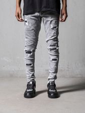 Men's Fashion Tight Holes Jeans GWBM-TM226