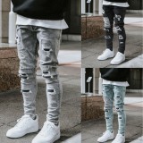 Men's Fashion Tight Holes Jeans GWBM-TM226