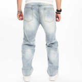 Men's Casual Loose Wide Leg Jeans GBBF-113