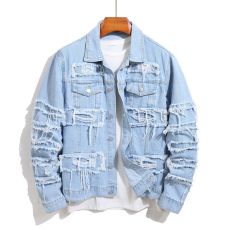 Men's Long Sleeve Casual Denim Jackets GBBF-907