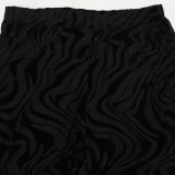 Sexy Sleeveless Print Tops Pencil Pants Suit CYA-901814