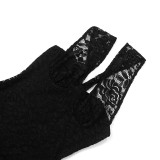 Irregular Hollow Out Lace Mini Dress GDSF-J25DS019