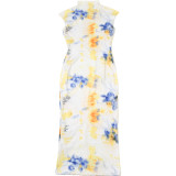 Print Short Sleeve Slim Bodycon Dress DLSF-K25D65217