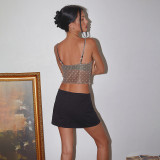 Print Lace Sling Tank Tops FL-YL25029PFO