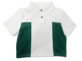 Short Sleeve Lapel Stripe Two Piece Skirts Set LS-0418